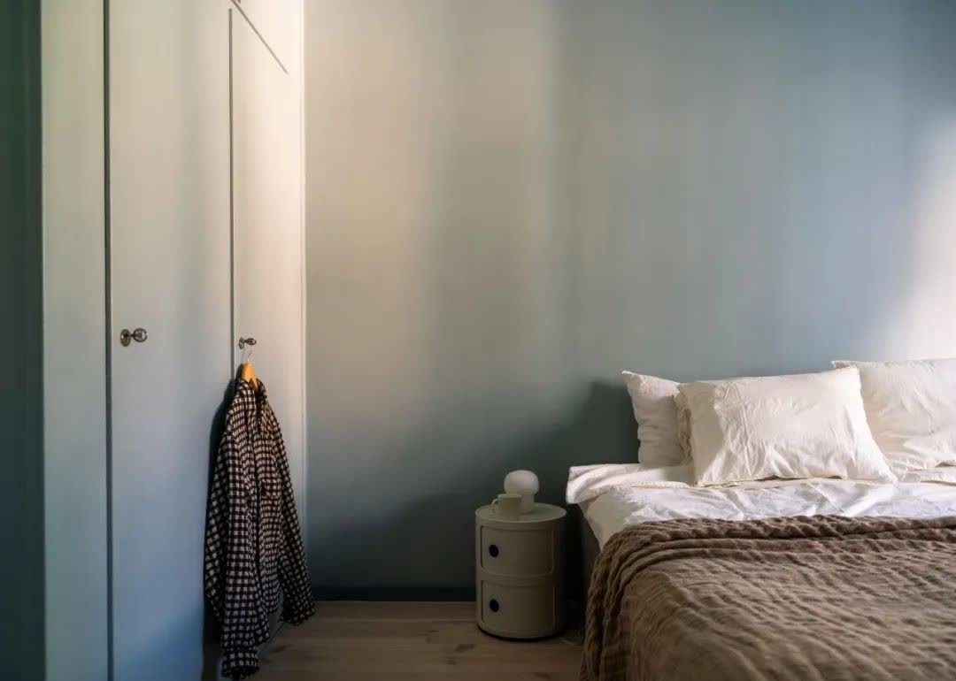 58平北欧公寓，绿色亚麻色营造自然氛围，更好的还原心中家的样子