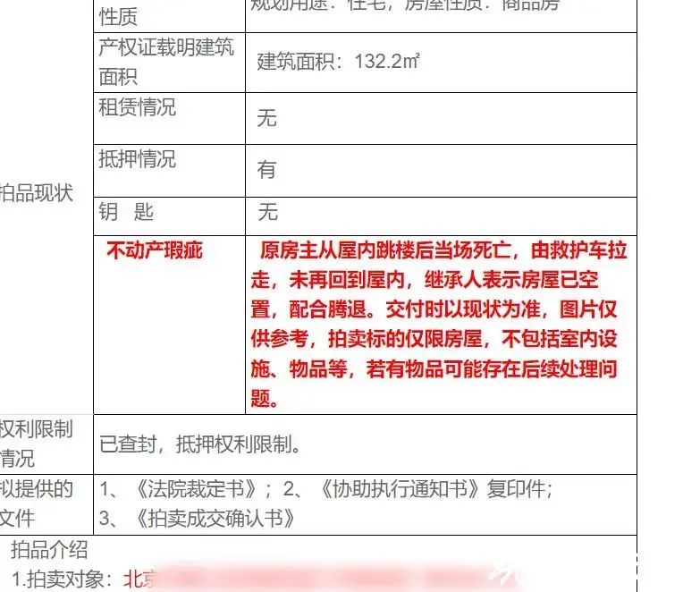 低至1.1万每平米!顺义这套“凶宅”拍卖成交!