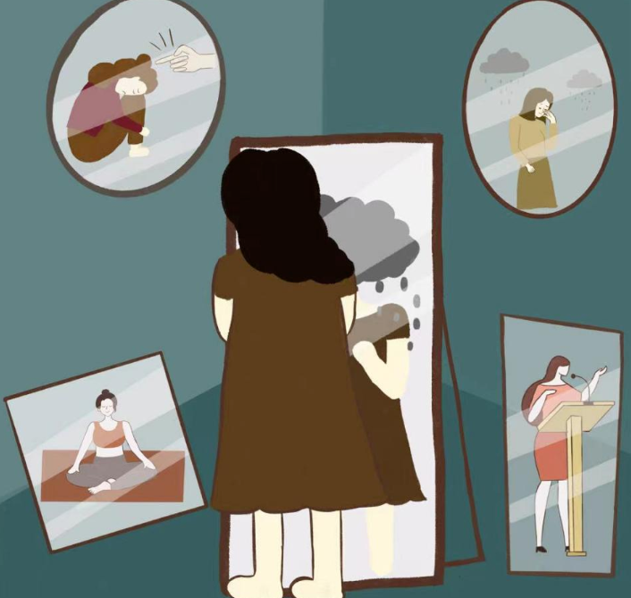 当一个人不尊重你时，不要沟通，不要愤怒，只需记住“镜子效应”，不要依据别人的反馈来否定自己